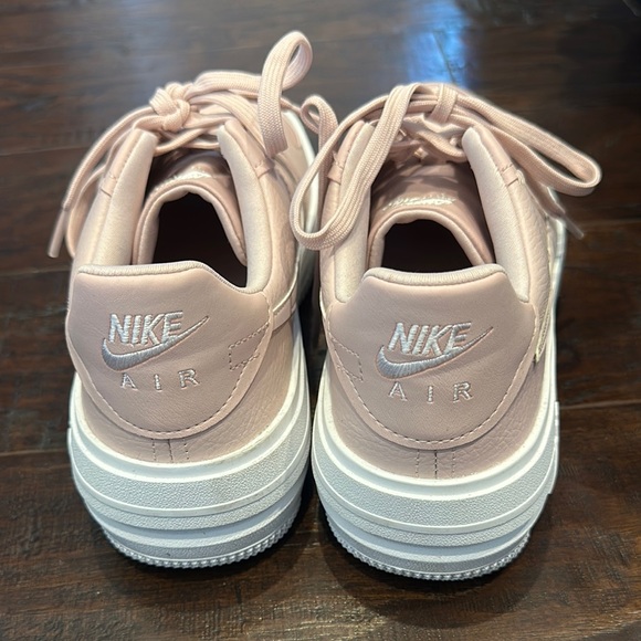 Nike Women's Pink Air Force 1 Sneakers - Picture 3 of 4